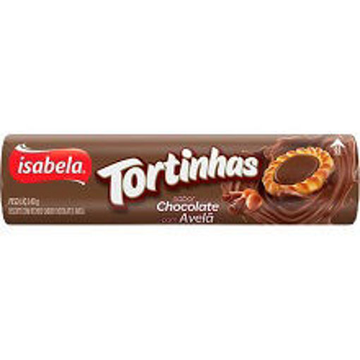 Imagem de BISC TORTINHAS ISABELA 140G CHOC AVELA